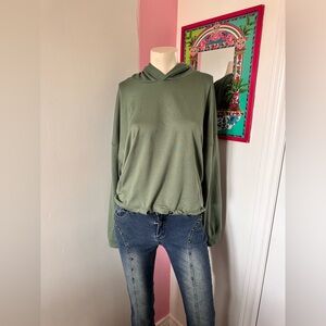 Girl’s Green Hoodie